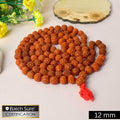 5 Mukhi 108 Dana Rudraksha Mala authentic spiritual beads for meditation and japa chanting. India’s Largest Pooja Accessories Brand – www.satvikstore.in
