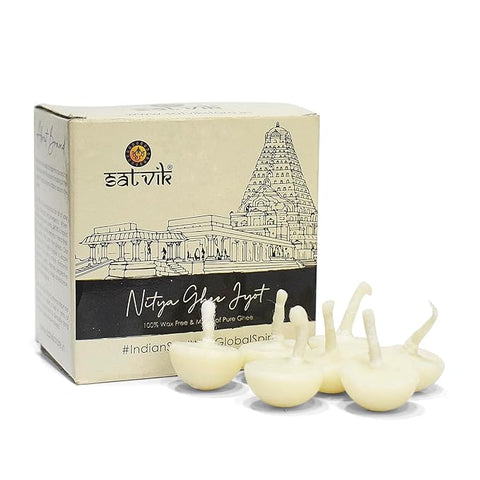 30 Pc Pure Ghee Diya Wicks (Wax Free)