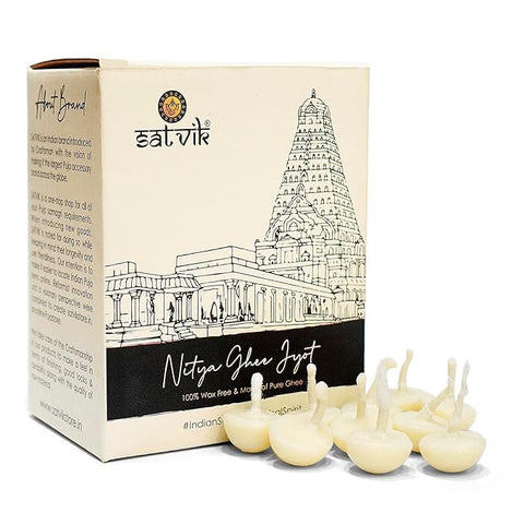 50 Pc Pure Ghee Diya Wicks (Wax Free)