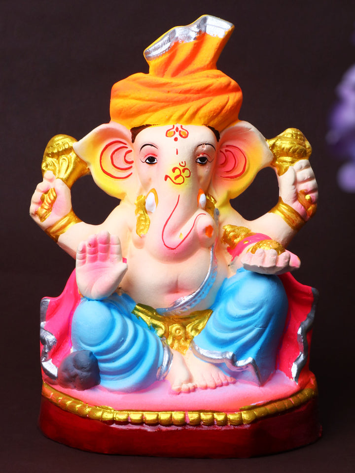 8 Inch Buddhividhata Eco-Friendly Ganesha Idol | India’s Largest Pooja Accessories Brand – www.satvikstore.in