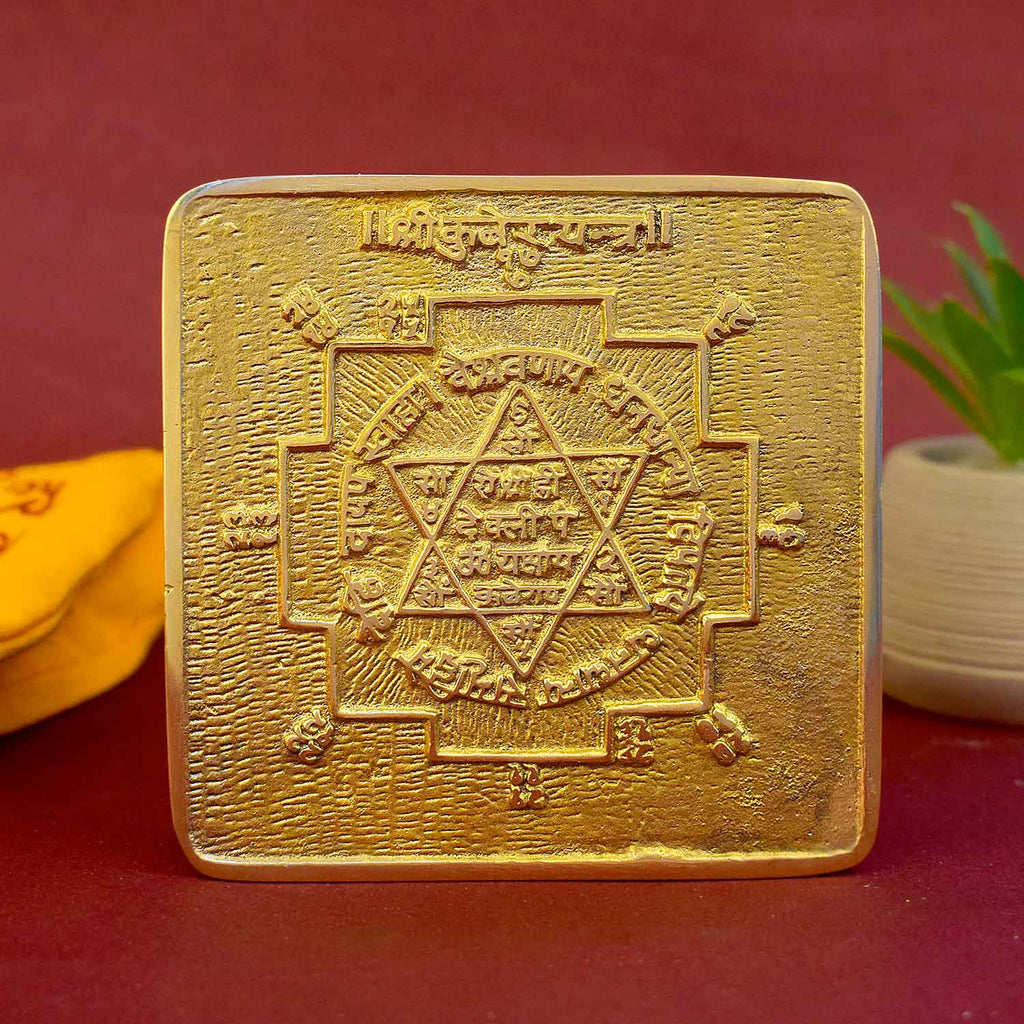 Asht Dhatu  Shree Kuber Yantra for Wealth, Prosperity & Financial Success – Satvikstore.in India’s Largest Pooja Accessories Brand - www.satvikstore.in 
