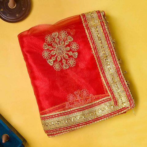 Auspicious Mata Ki Chunni (84x43 inch)