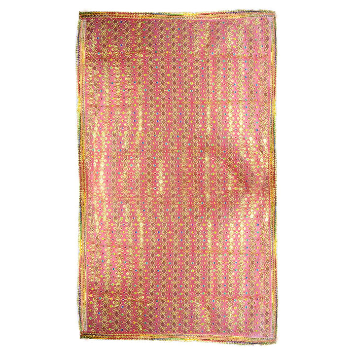 Adorn your puja altar with this beautifully crafted Pink Chunri, featuring golden sequin embellishments for a divine appearance. Measuring 190 cm (75 inches) in length and 103 cm (40 inches) in height, this traditional cloth is perfect for Devi puja, temple offerings, and festive rituals.

🛍️ Shop now at Satvik Store for authentic spiritual and religious products. 🌸🙏
