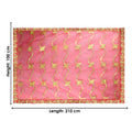 Enhance your puja rituals with this beautiful Mata Ki Chunri, featuring delicate golden embroidery. Measuring 210 cm (83 inches) in length and 100 cm (39 inches) in height, this Chunri is ideal for Navratri, Durga Puja, temple decor, and other religious ceremonies. The intricate design and fine fabric make it a meaningful addition to your devotional offerings.

🛍️ Discover authentic religious accessories at Satvik Store for all your puja and festive needs. 🌸🙏