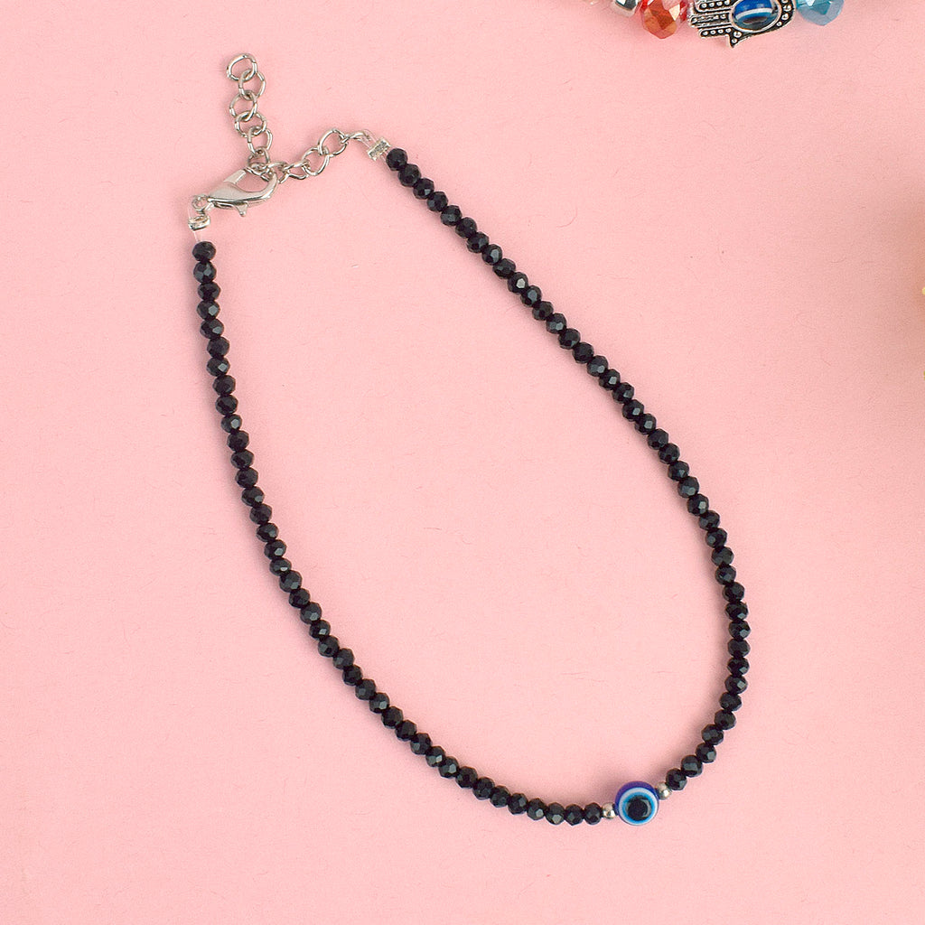 Evil Eye Nazariya Anklet Payal for Women – Stylish anklet with protective evil eye charm, perfect for daily wear and gifting. India’s Largest Pooja Accessories Brand – www.satvikstore.in