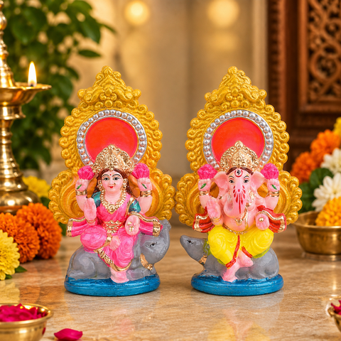 Divine Abundance The Lakshmi Ganesha Idol