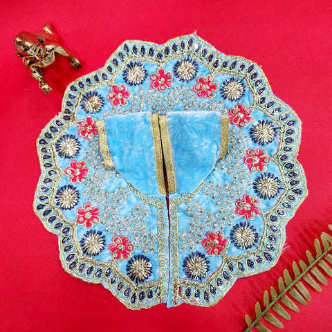 Beautiful Laddu Gopal dress No.5 design 1 with vibrant detailing for Bal Gopal idol – India’s Largest Pooja Accessories Brand – www.satvikstore.in

