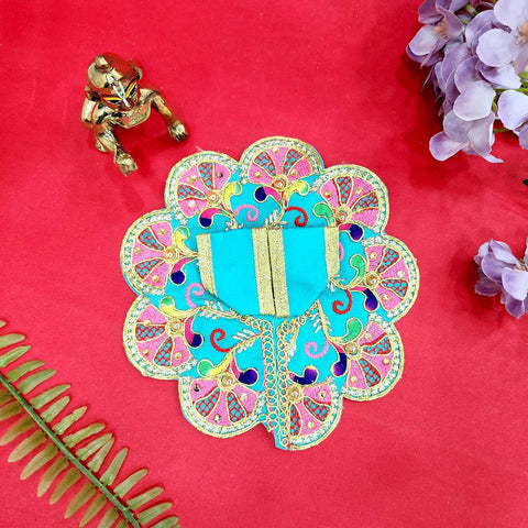 Beautiful Laddu Gopal Dress No.2 with intricate patterns and vibrant colors – India’s Largest Pooja Accessories Brand – www.satvikstore.in