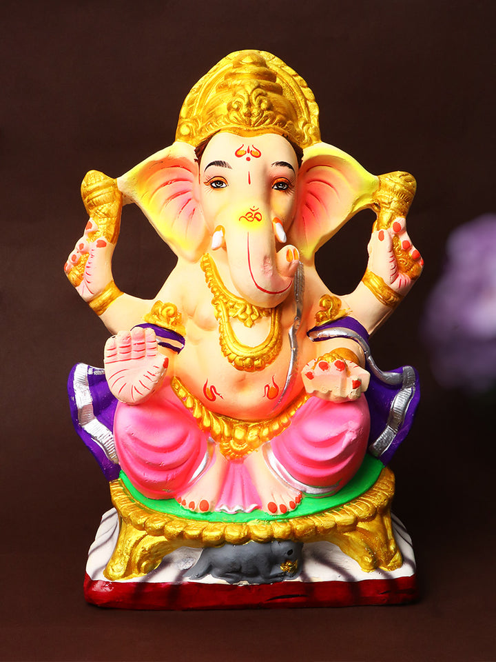 11.5-inch Manglamurti eco-friendly Ganesha idol | India’s Largest Pooja Accessories Brand – www.satvikstore.in