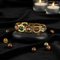 Premium Gold Plated Dhanyog Bracelet Unisex Spiritual Jewelry for Positive Energy and Prosperity India’s Largest Puja Accessories Brand- www.satvikstore.in