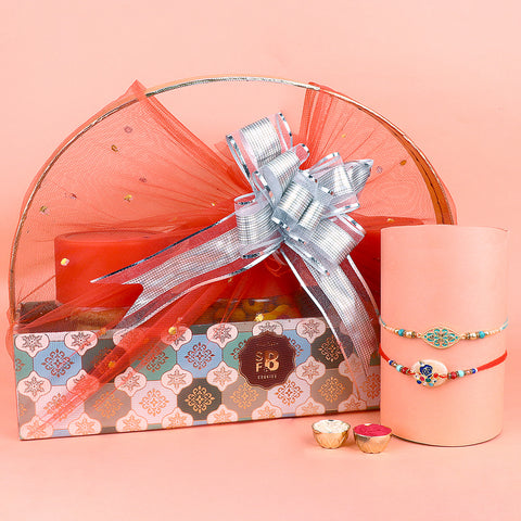 Rakhi with gift hamper India’s Largest Pooja Accessories Brand – www.satvikstore.in
