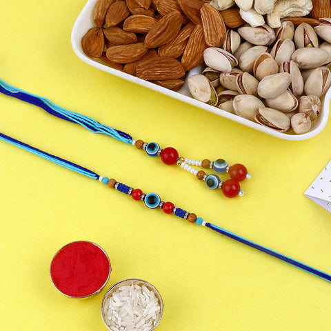 Rakhi with nourishing dry fruits gift combo  India’s Largest Pooja Accessories Brand – www.satvikstore.in
