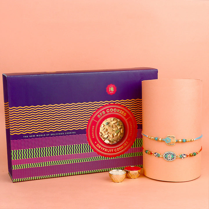 Rakhi with sweets and gift hamper for Raksha Bandhan India’s Largest Pooja Accessories Brand – www.satvikstore.in
