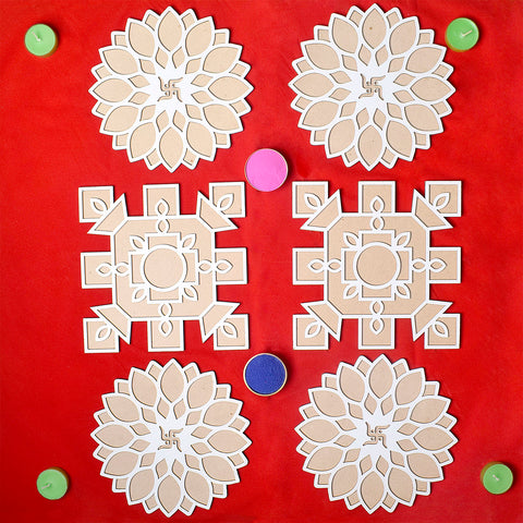 Rangoli Stencils | India’s Largest Pooja Accessories Brand – www.satvikstore.in