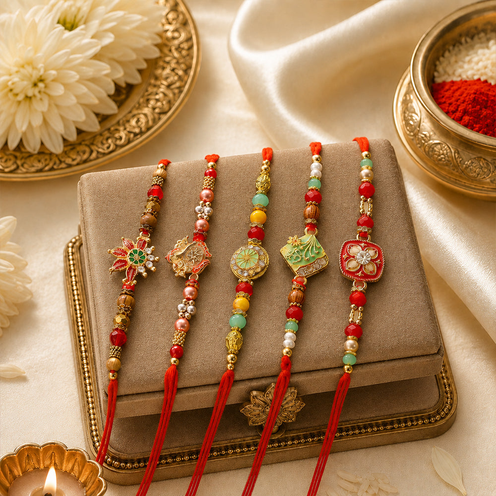 Set of 5 Rakhi
