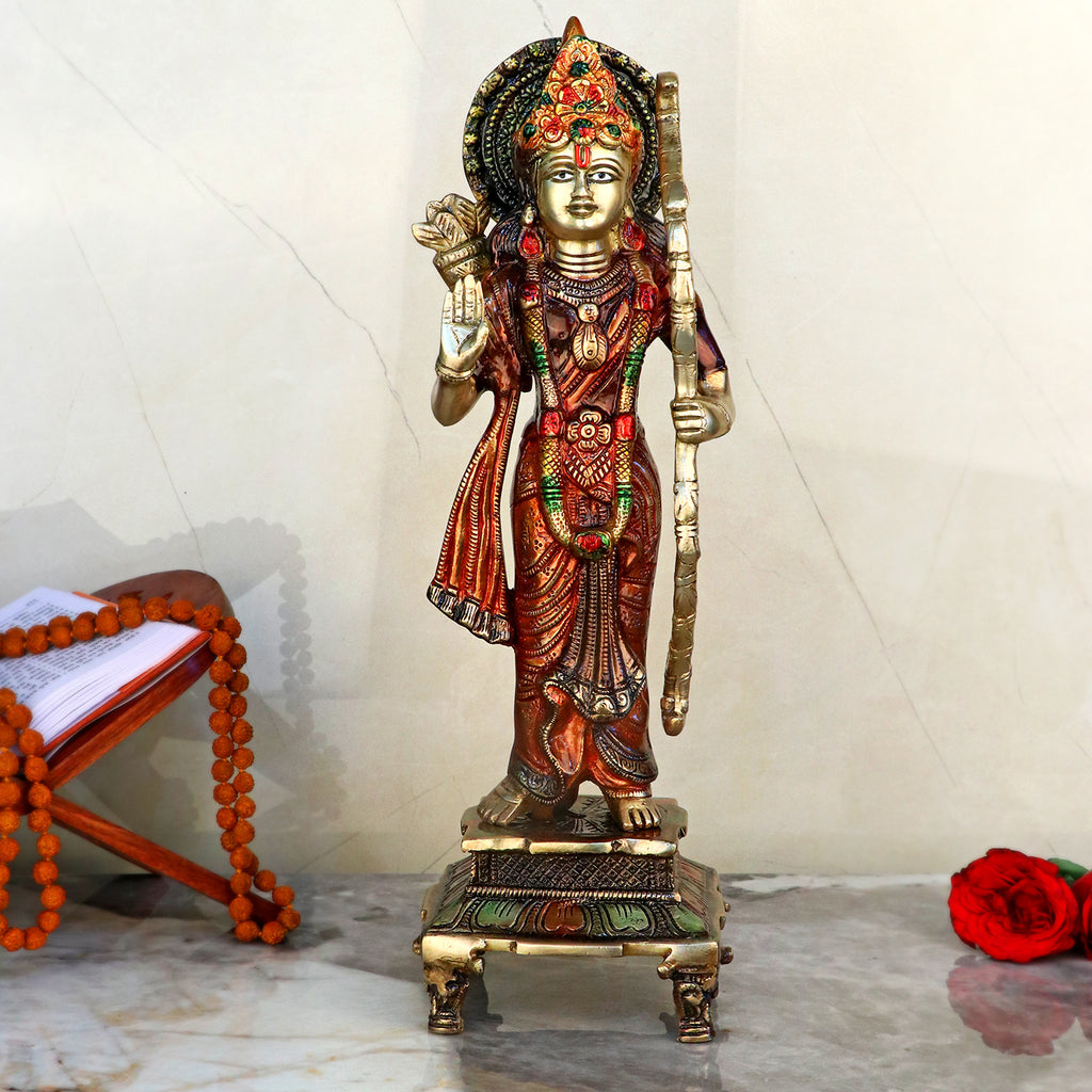 Keeping Ram with Bow Statue is good for Strength.&nbsp;Rama not only strings the bow, but he also snaps it with his strength and victory. In this situation, the bow is more than just&nbsp;a symbol of Rama's great strength; it also acts as a symbol of Rama's goodness, worthiness, and divine origins.