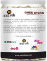 100 Pc Pure Ghee Wicks (Wax Free) Puja Store Online Pooja Items Online Puja Samagri Pooja Store near me www.satvikstore.in
