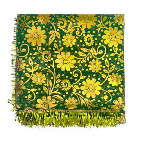 Green Peer Baba Chadar devotional spiritual cover cloth for idols and shrines – India’s Largest Pooja Accessories Brand – www.satvikstore.in

