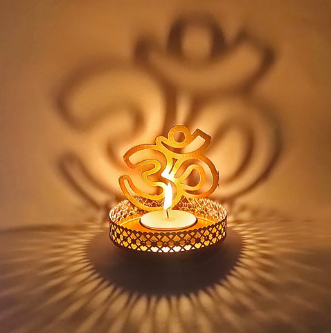 Handcrafted OM Shadow Diya