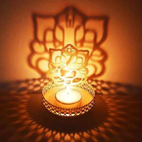Lord Ganesha Shadow Diya